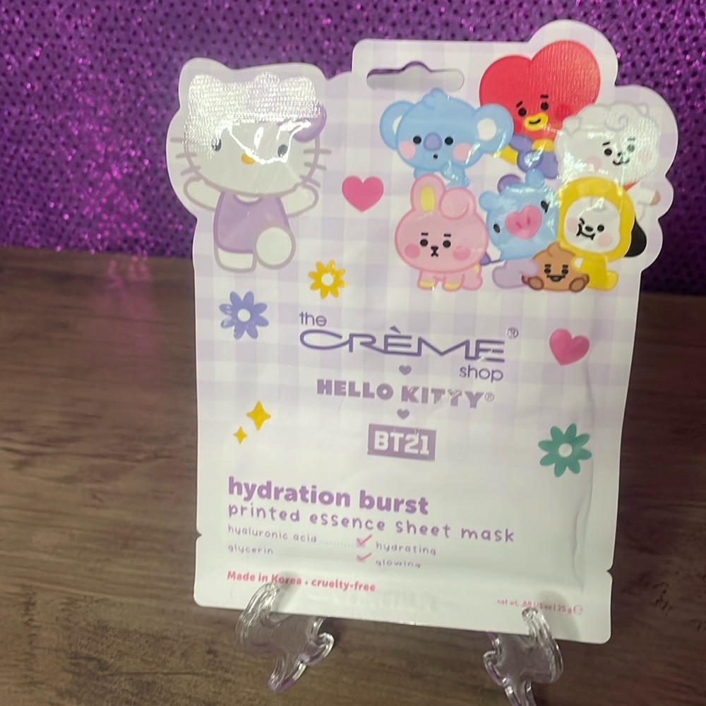 HELLO KITTY & BT21 HYDRATION BURST PRINTED ESSENCE SHEET MASK